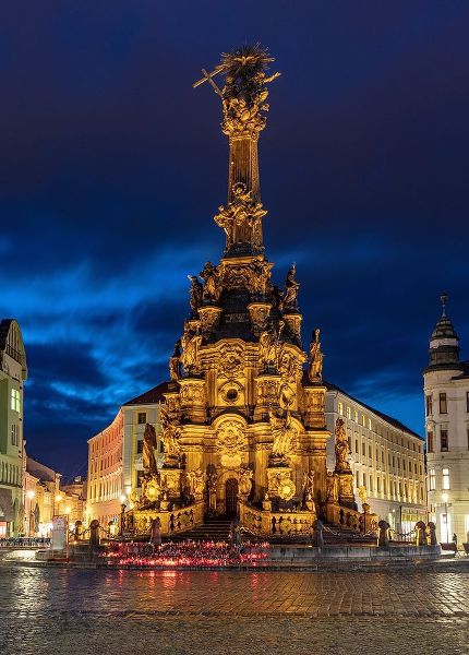 Pillar of the Holy Trinity in the Upper Town Square in Olomouc-Czech Republic